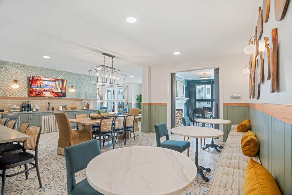 Clubhouse dining room at Lake Forest at Swift Creek in Midlothian, Virginia
