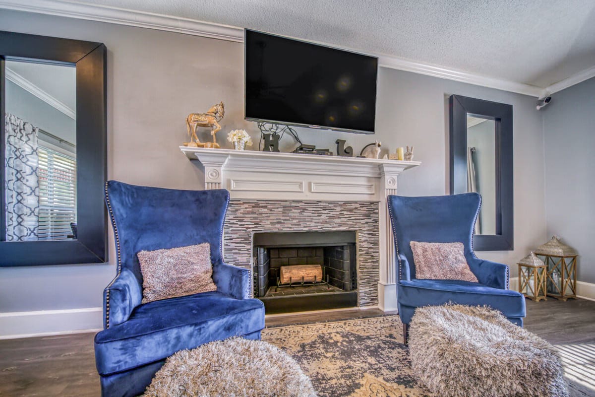 We have a clubhouse at The Landings at Houston Levee in Cordova, Tennessee