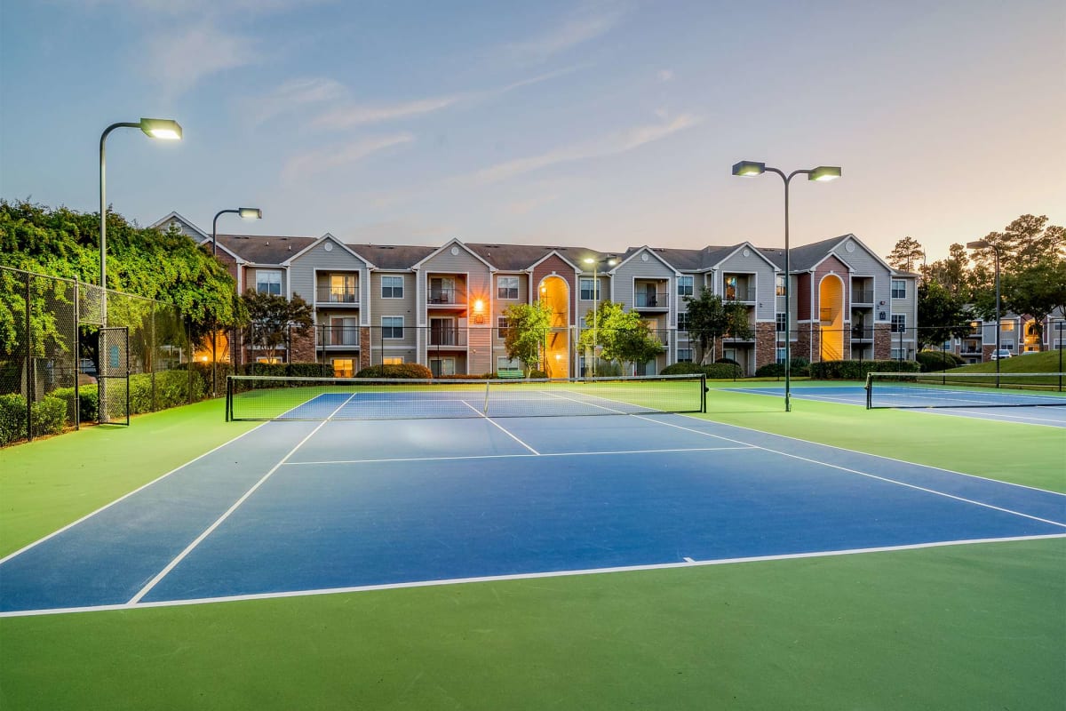 Tennis court at Legacy Mill in Athens, Georgia