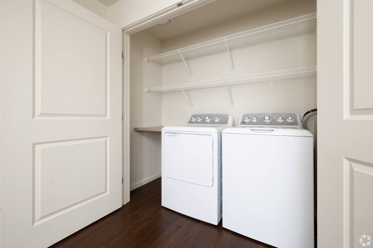 View amenities like our In-Home Washer & Dryer at Copper Range in Colorado Springs, Colorado