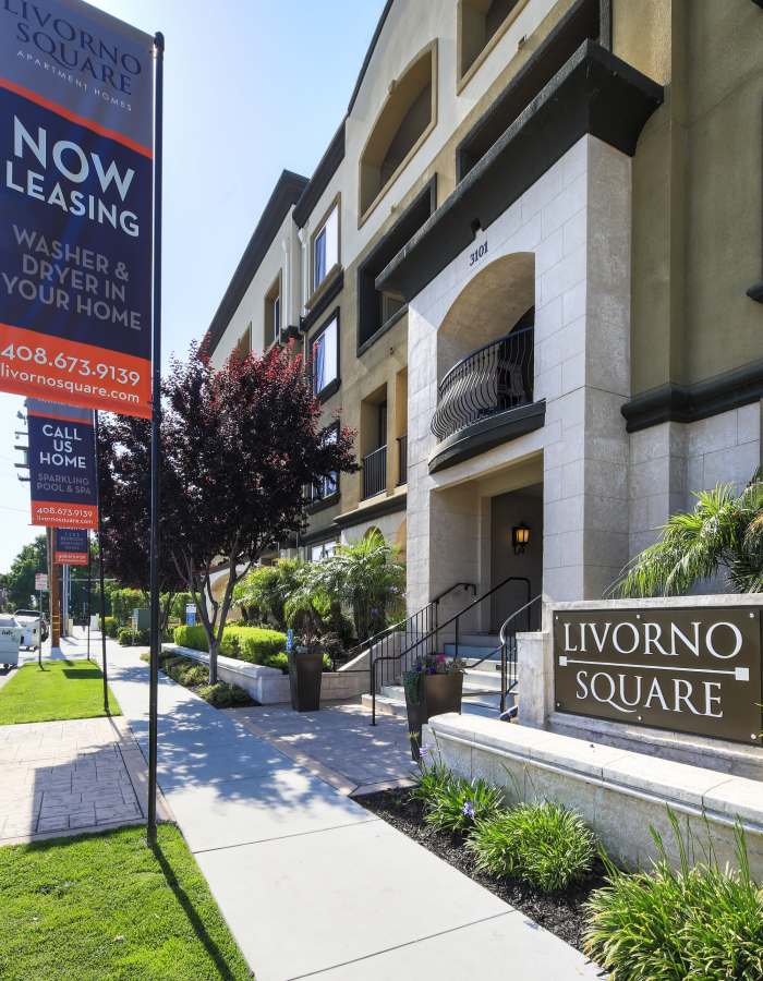 exterior at Livorno Square in San Jose, California
