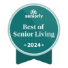 Seniorly badge for Merrill Gardens at Willow Glen
