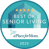 Best of Senior Living badge for ln