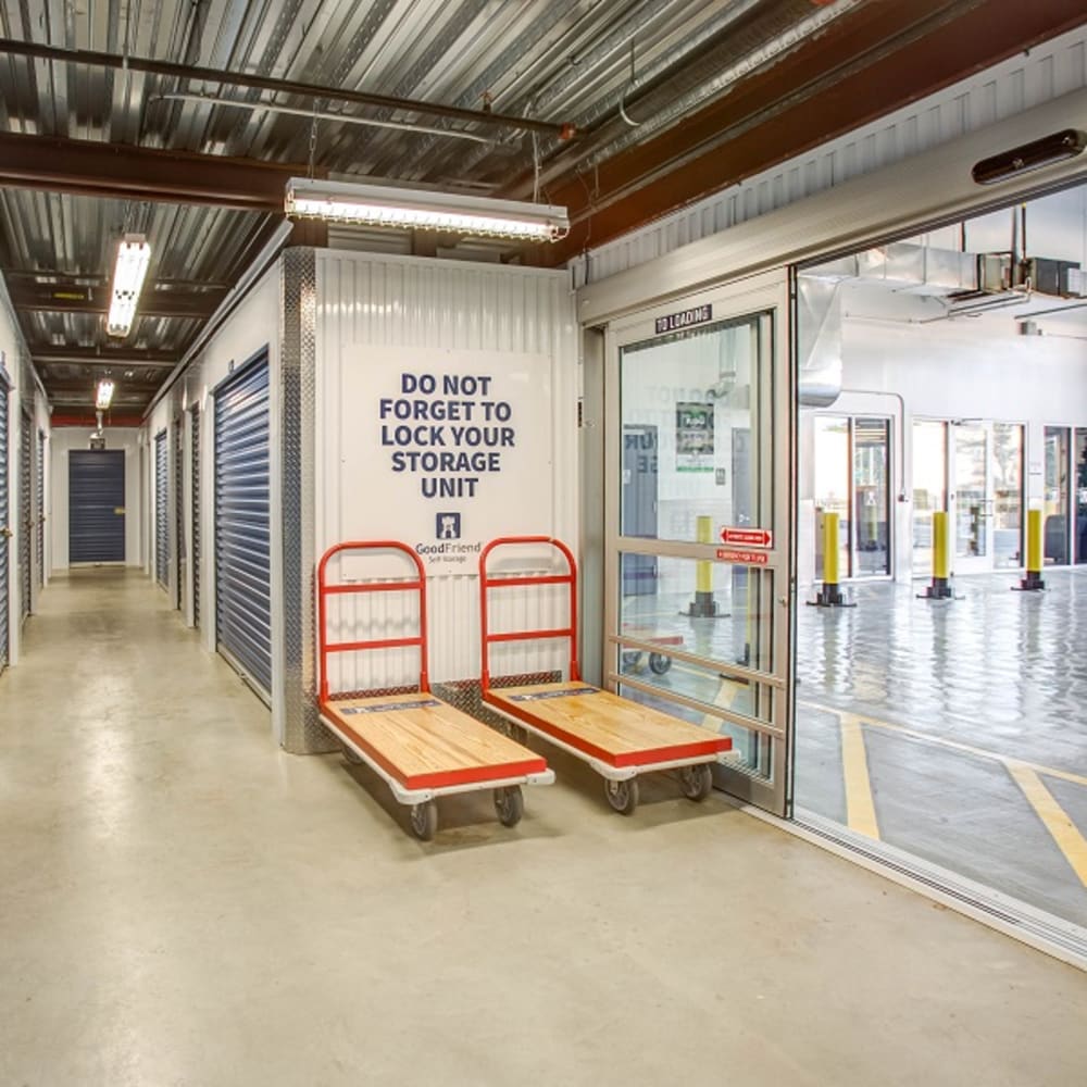 Interior Loading Areas at our locations managed by GoodFriend Self-Storage Zerega Avenue in Bronx, New York