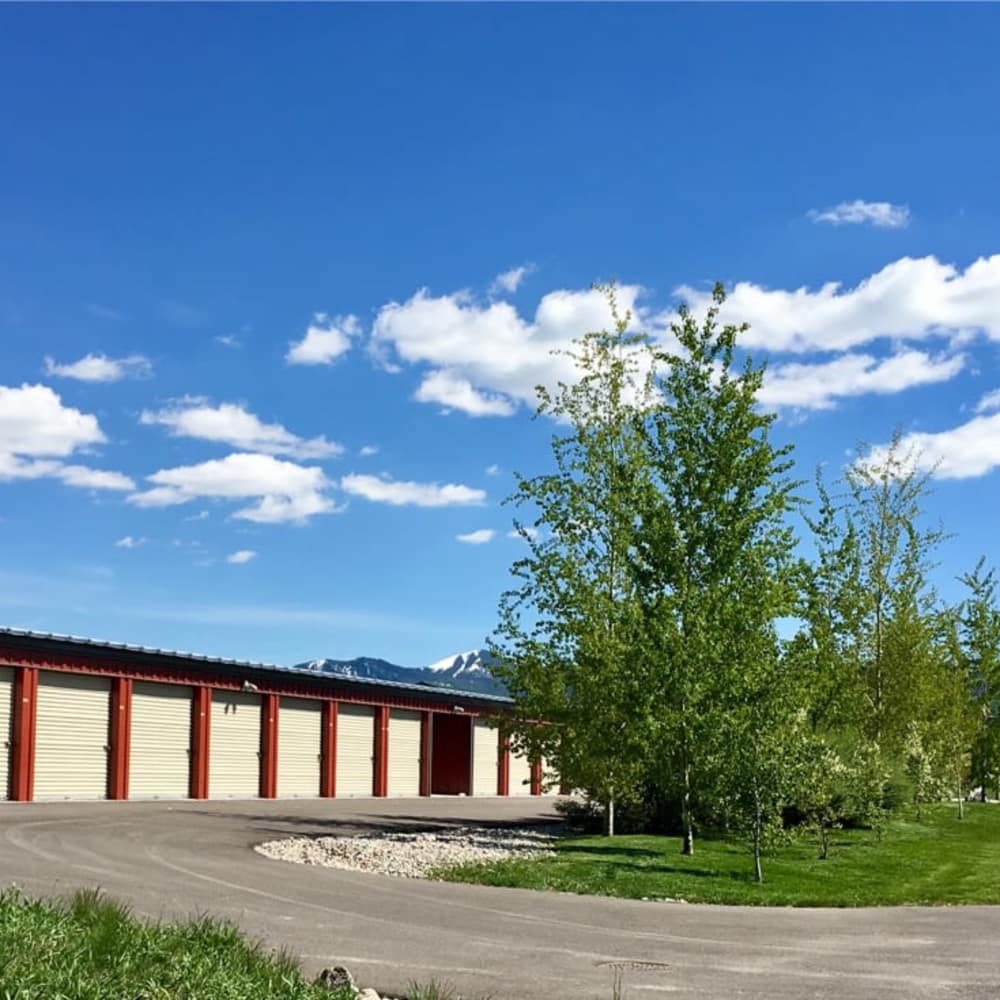 Storage units at Summit Self-Storage in Victor, Idaho