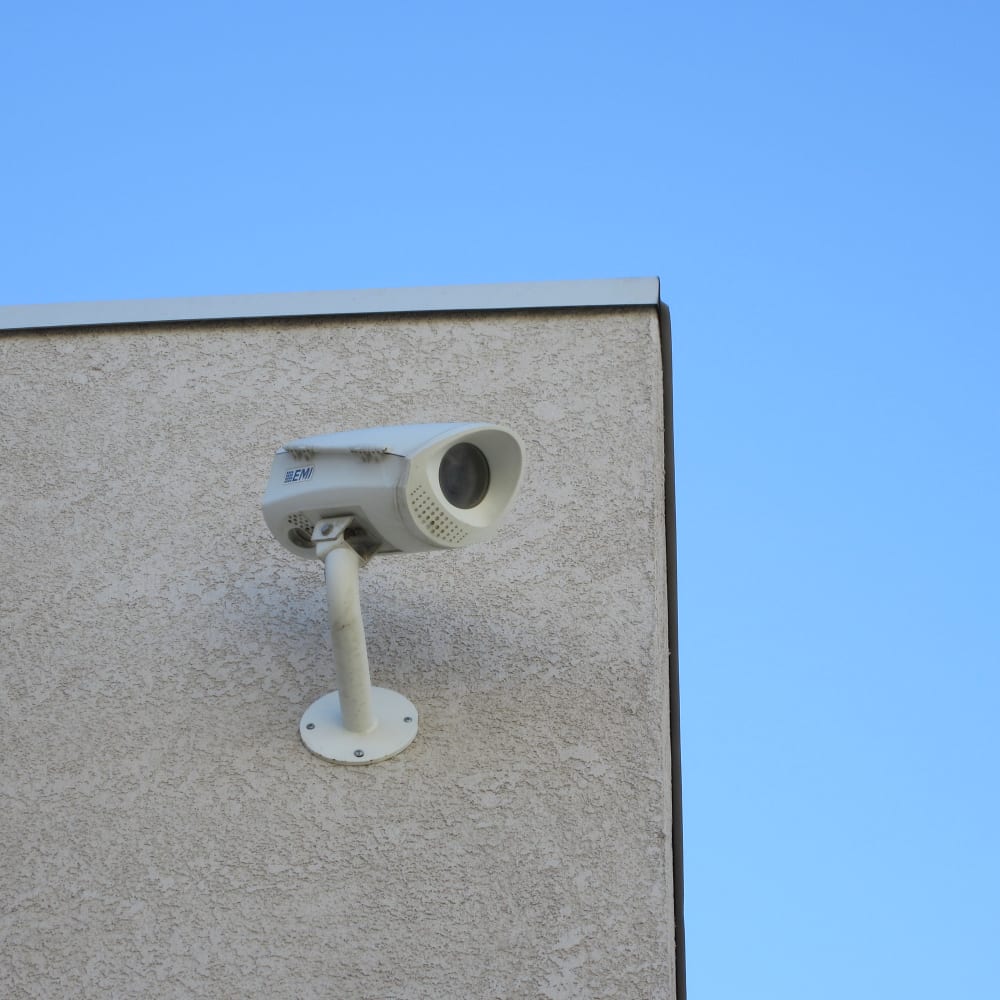 24-hour security monitoring at Absolute Self Storage in Thousand Palms, California