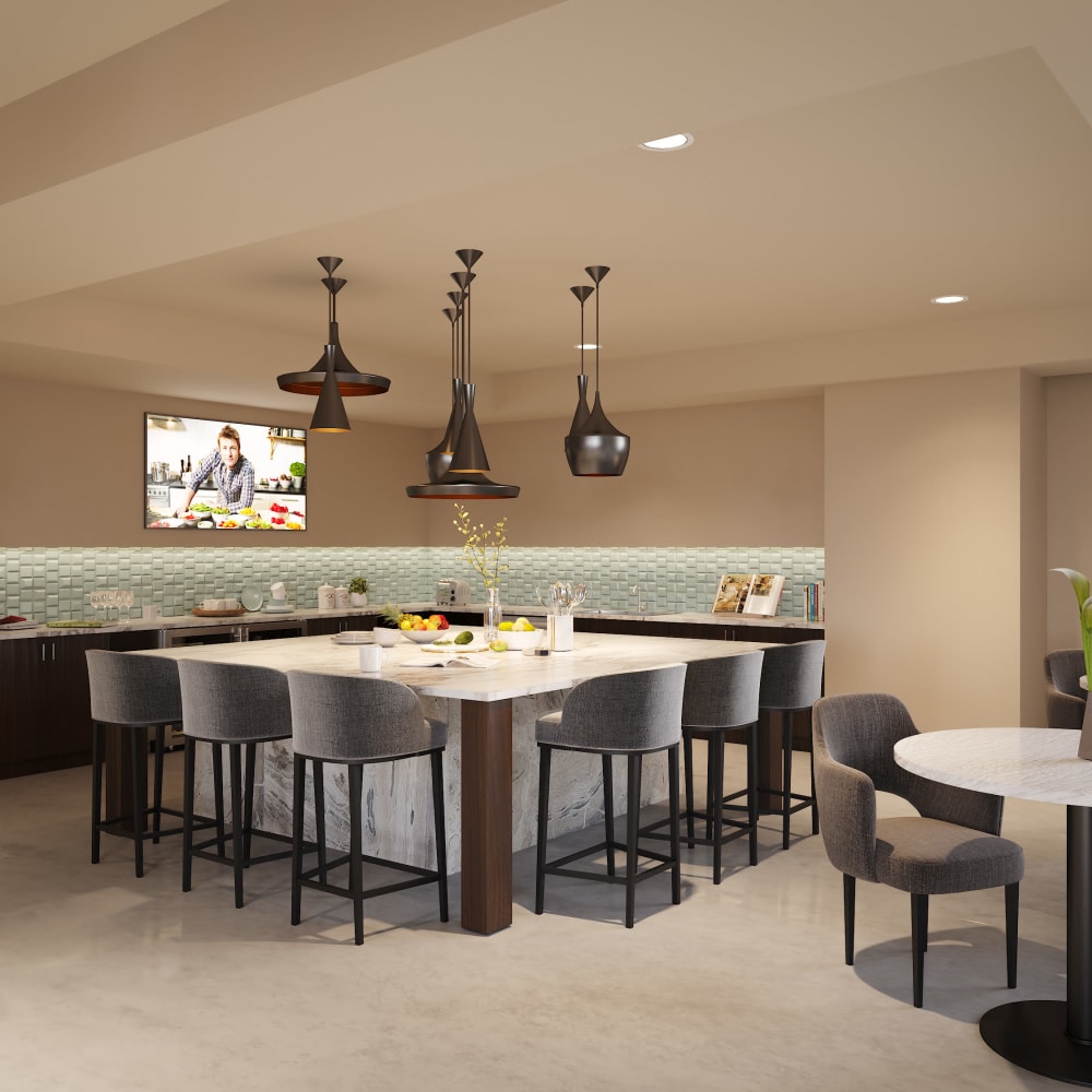 Clubhouse Kitchen At The District at Chandler In Chandler, Arizona