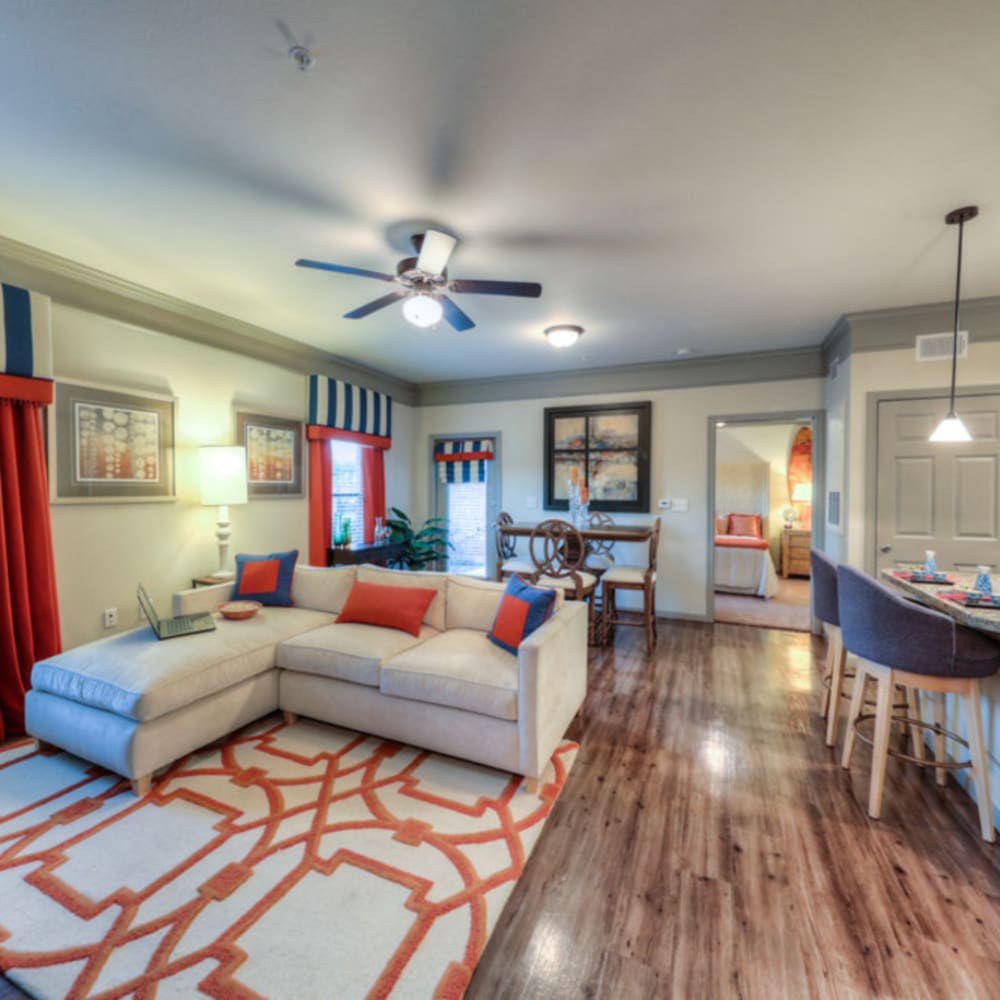 Livingroom at Avenues at Shadow Creek Ranch in Pearland, Texas