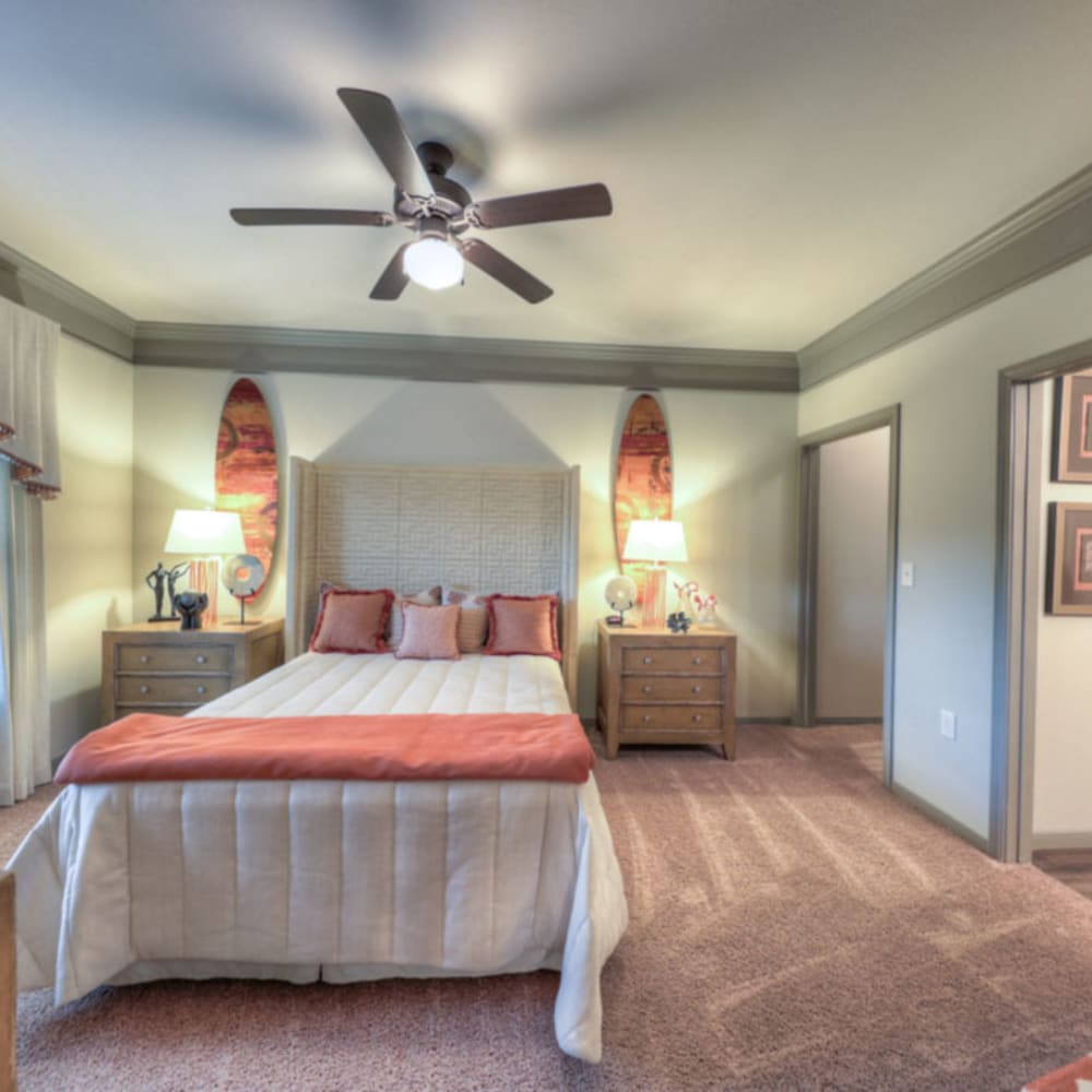 Cozy bedroom at Avenues at Shadow Creek Ranch in Pearland, Texas