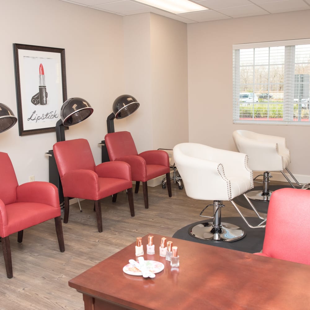 Onsite salon at Inspired Living Sugar Land in Sugar Land, Texas