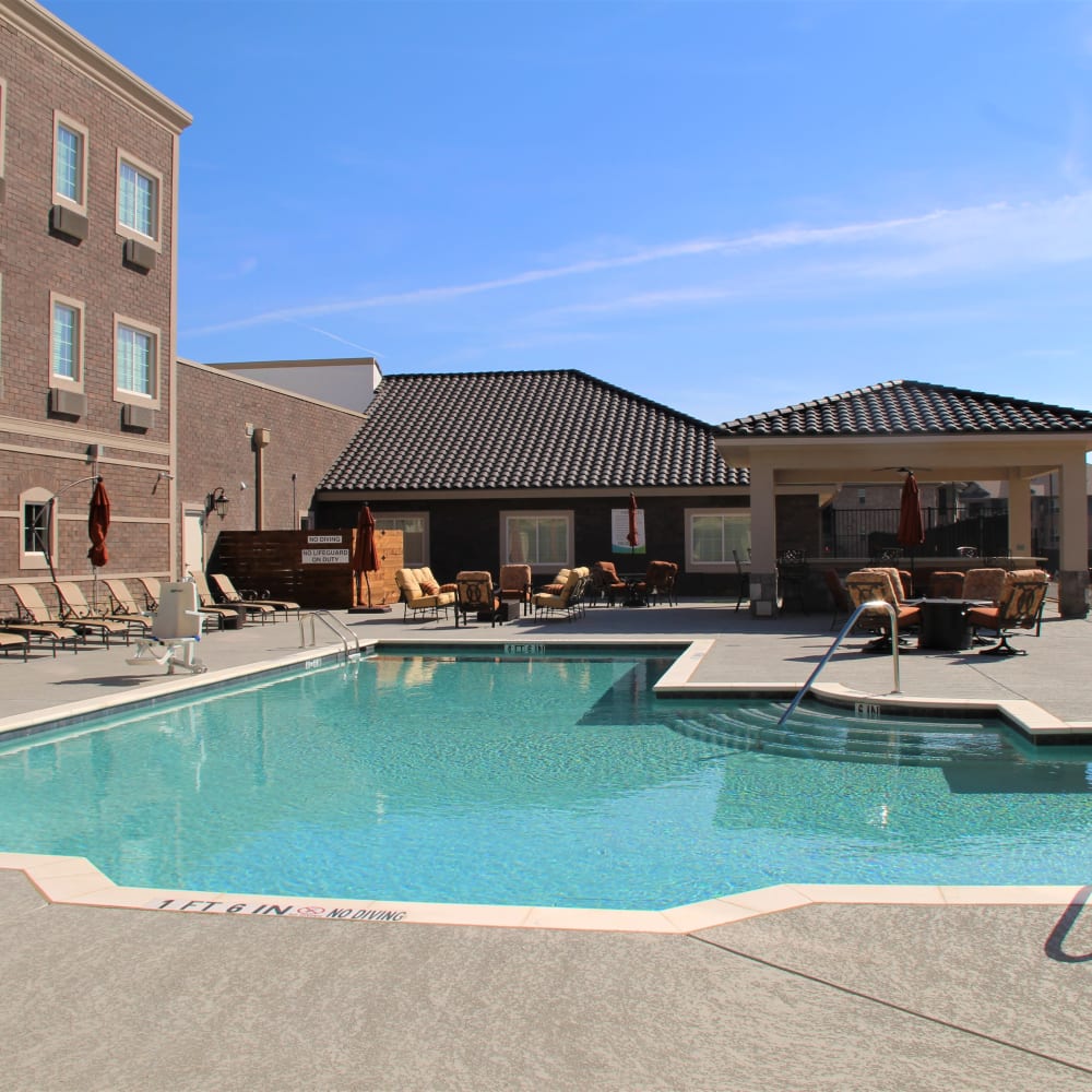 Onsite pool at Inspired Living Kenner in Kenner, Louisiana