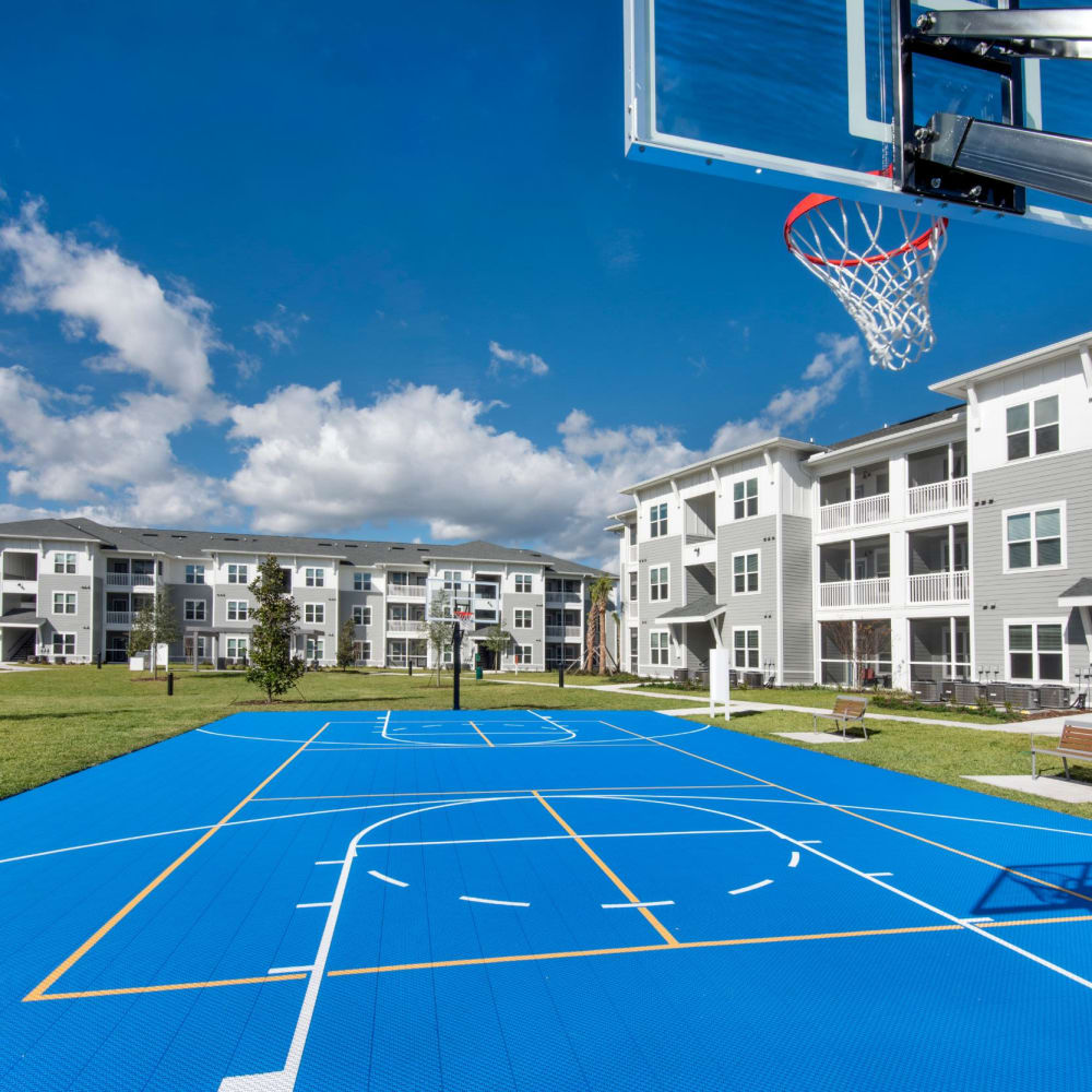 Sport court at The Elysian in St Johns, Florida