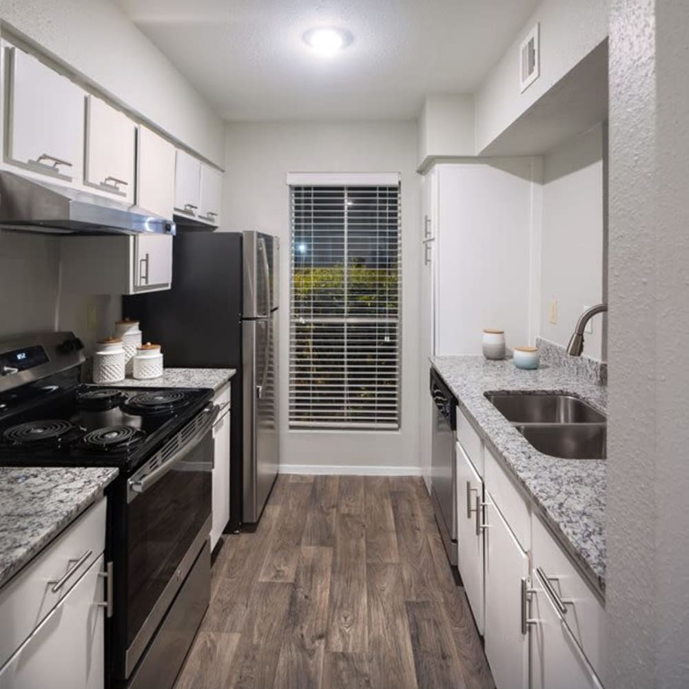 Spacious kitchen at Broadstone Briar Forest in Houston, Texas
