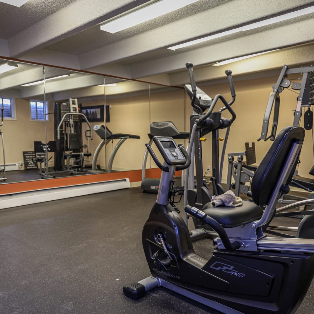 Fitness center at The Wesley in Denver, Colorado