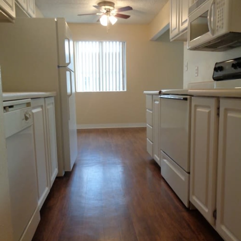 Kitchen interior of Amber Park in Sacramento, California