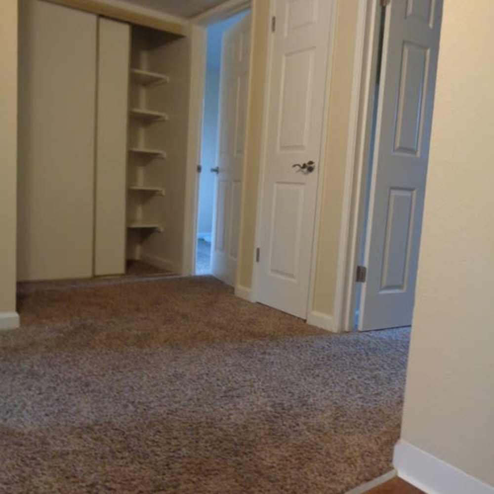 Spacious bedroom at Amber Park in Sacramento, California