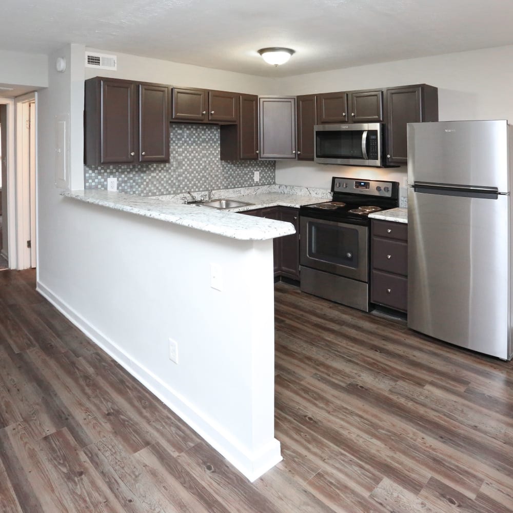 Large kitchen at Clifton Ridge Apartments in Louisville, Kentucky