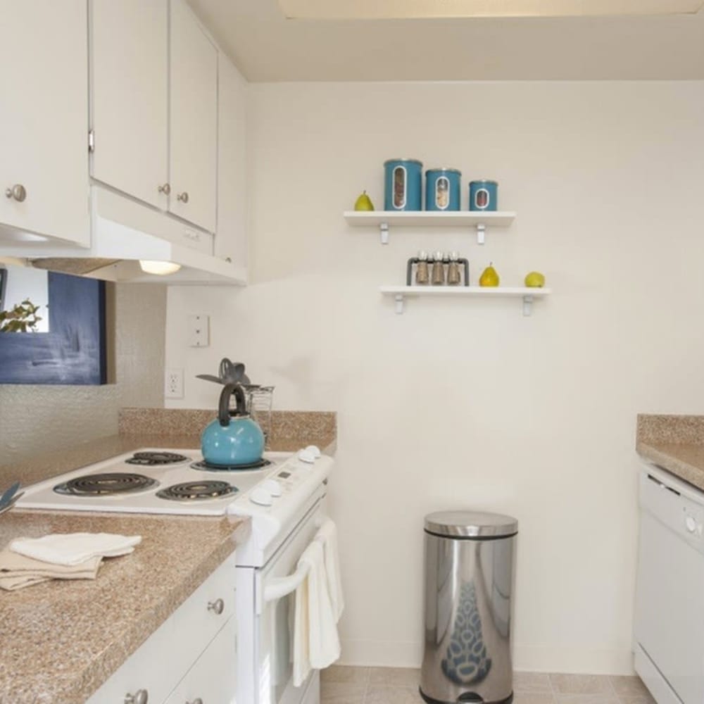 Kitchen at River Blu in Sacramento, California