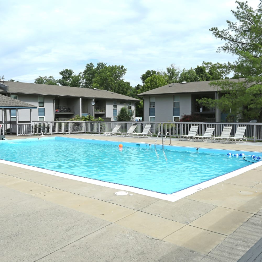 Swimming pool at Willowbrook Apartments in Louisville, Kentucky