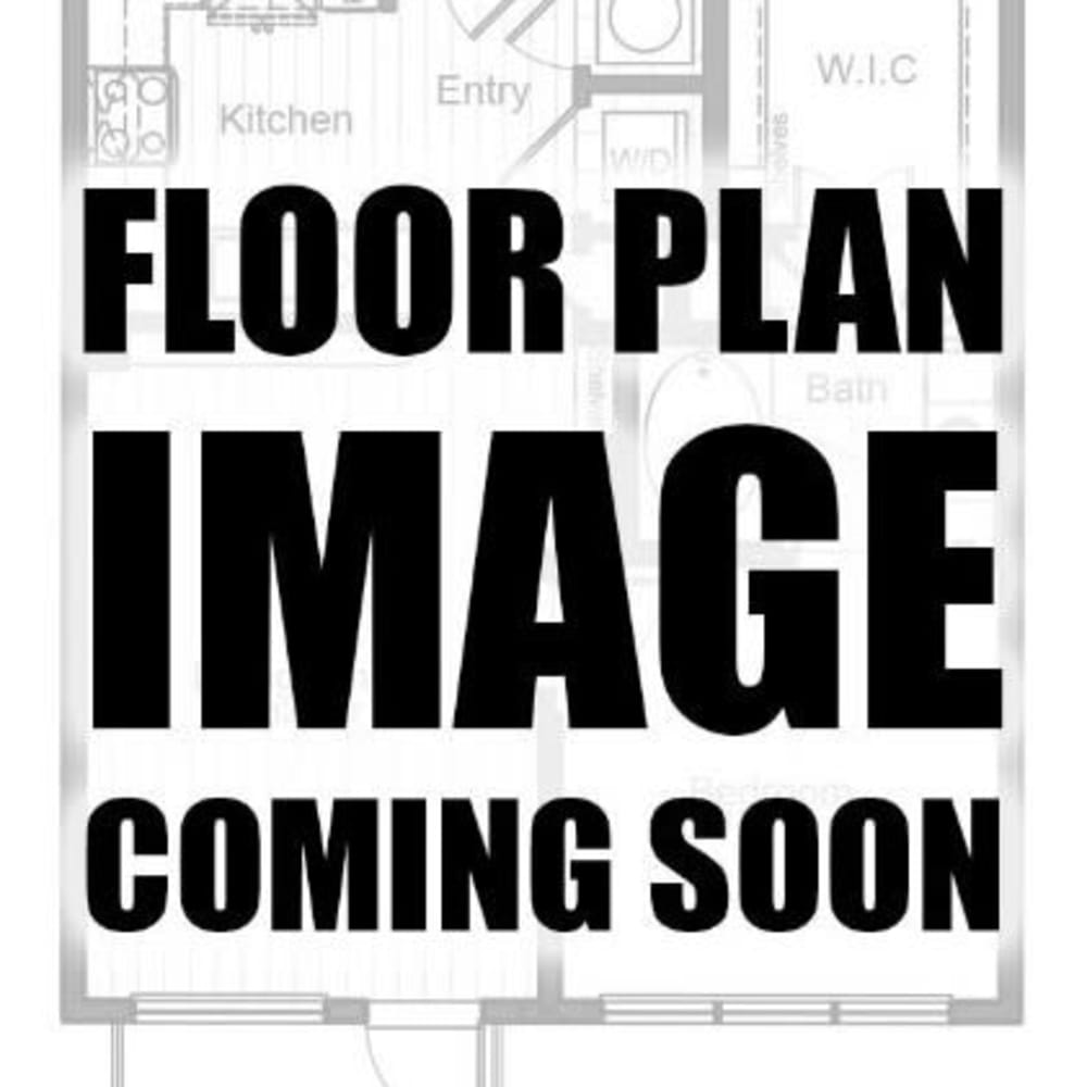 2x2 floor plan drawing at Country Oaks Apartments in Hixson, Tennessee