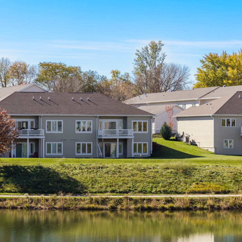 Exterior shot of residence at Glenwood Place in Marshalltown, Iowa.