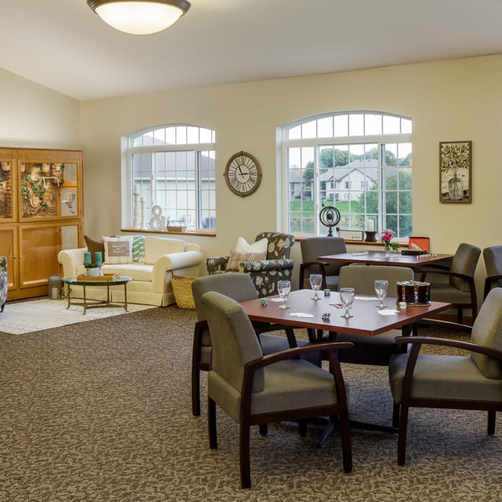 Dining room at Glenwood Place in Marshalltown, Iowa