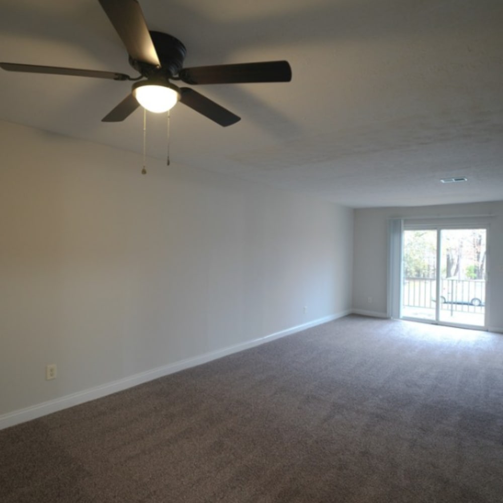 An open floor plan at Tanglewood Apartments in Louisville, Kentucky