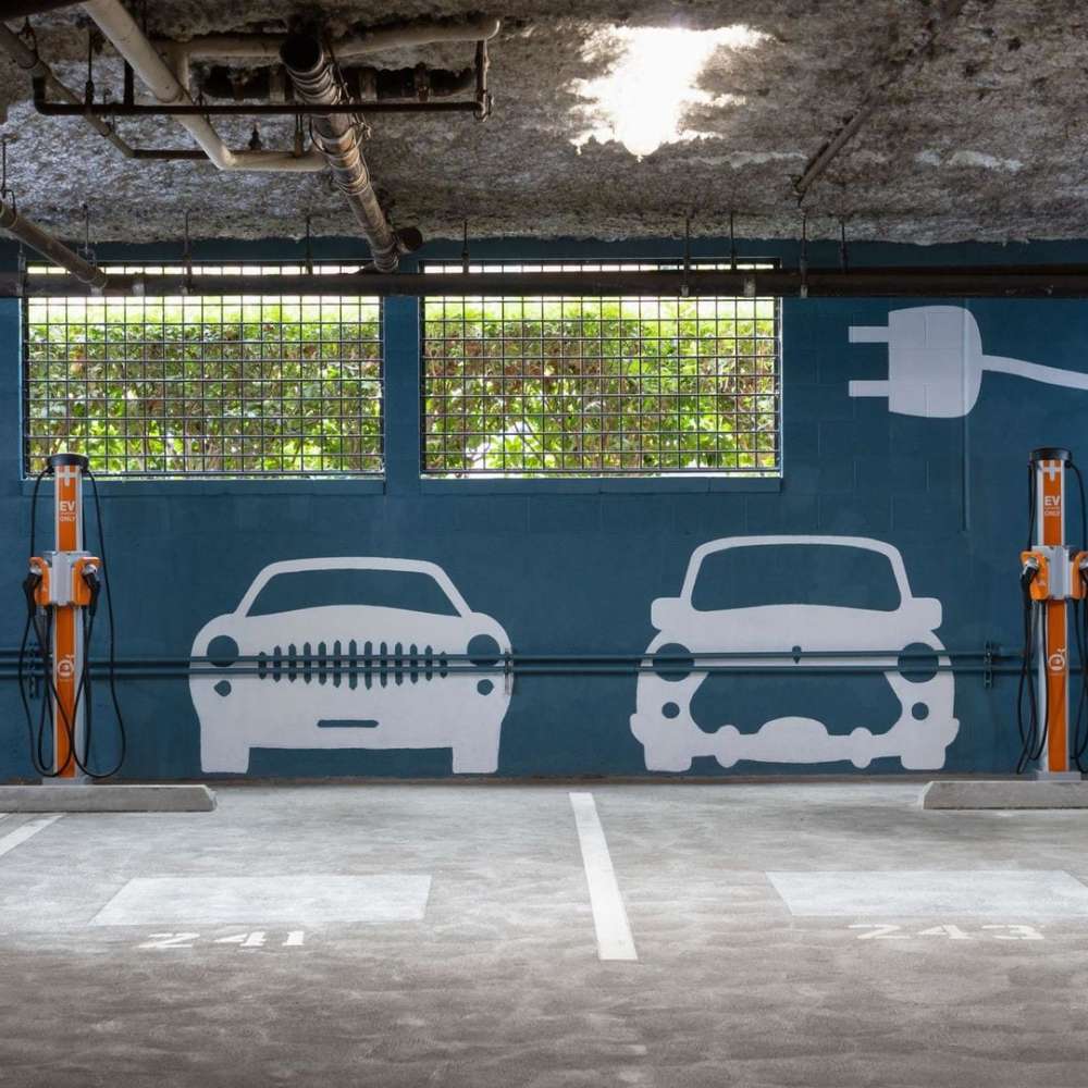 Parking garage Villa Torino in San Jose, California