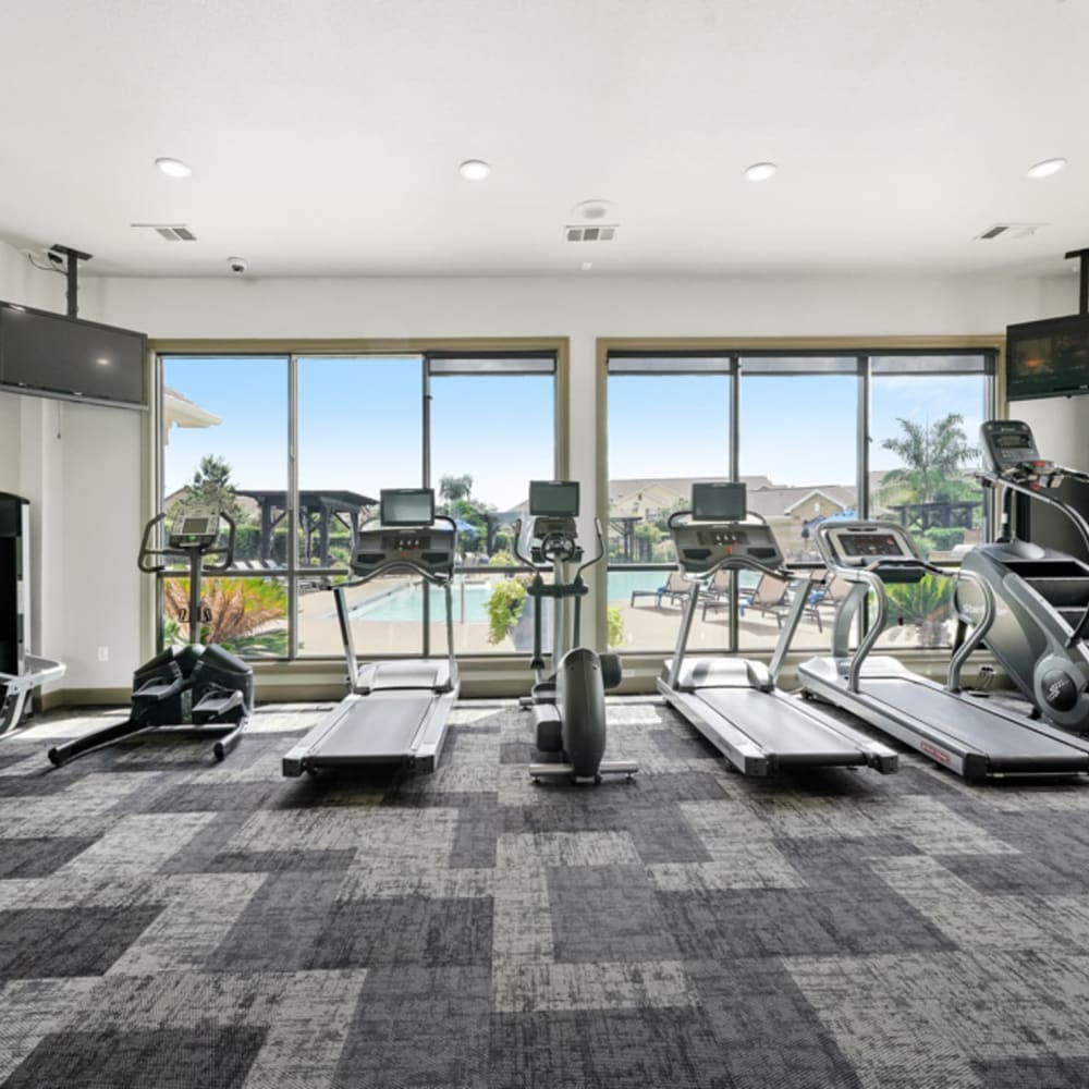 Fitness amenity round up at Grand Villas Apartments in Katy, Texas