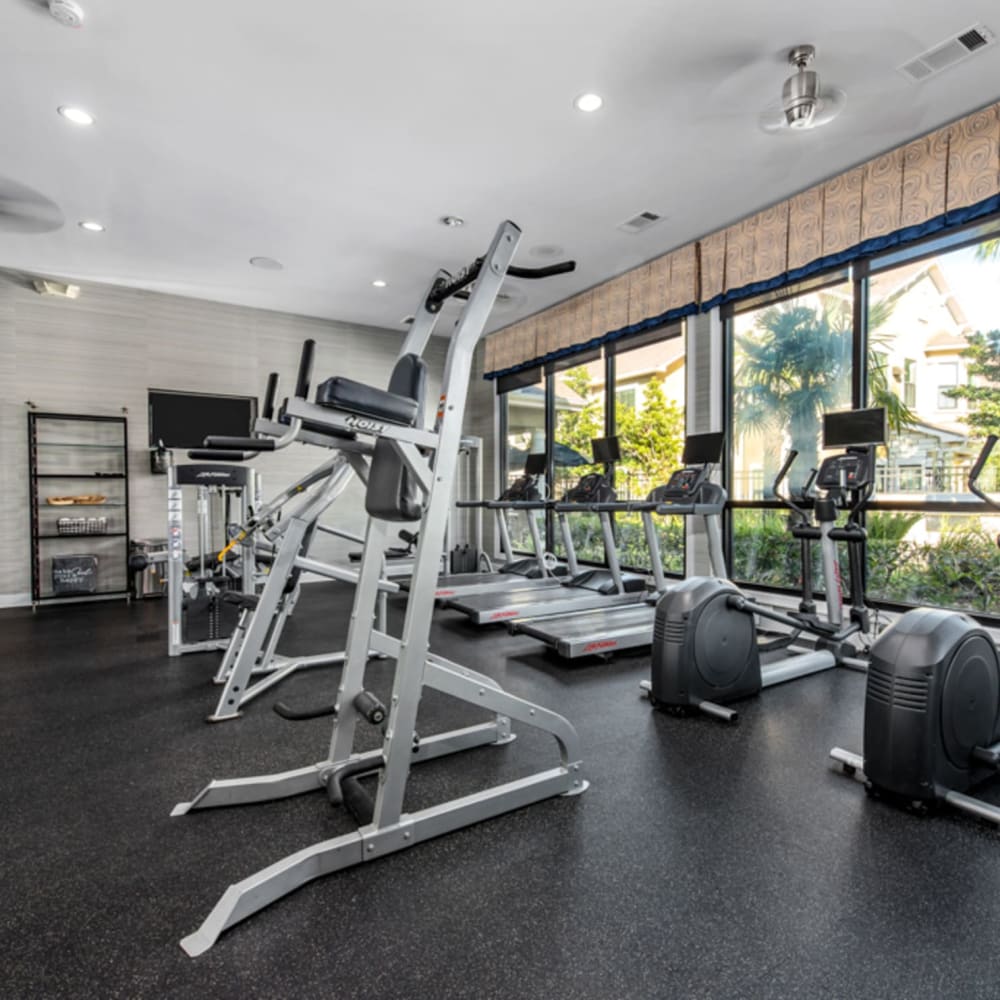 Fitness area at Avenues at Tuscan Lakes, League City, Texas