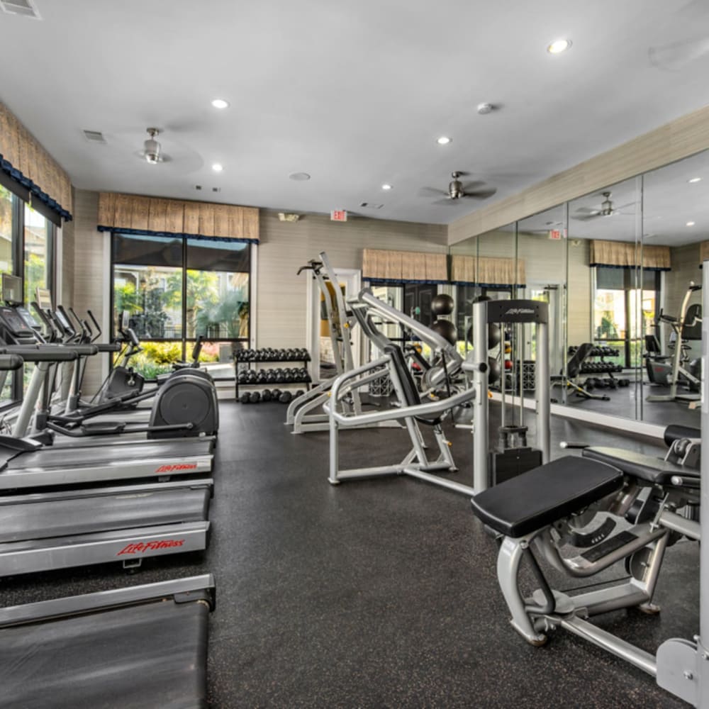 Fitness room at Avenues at Tuscan Lakes, League City, Texas