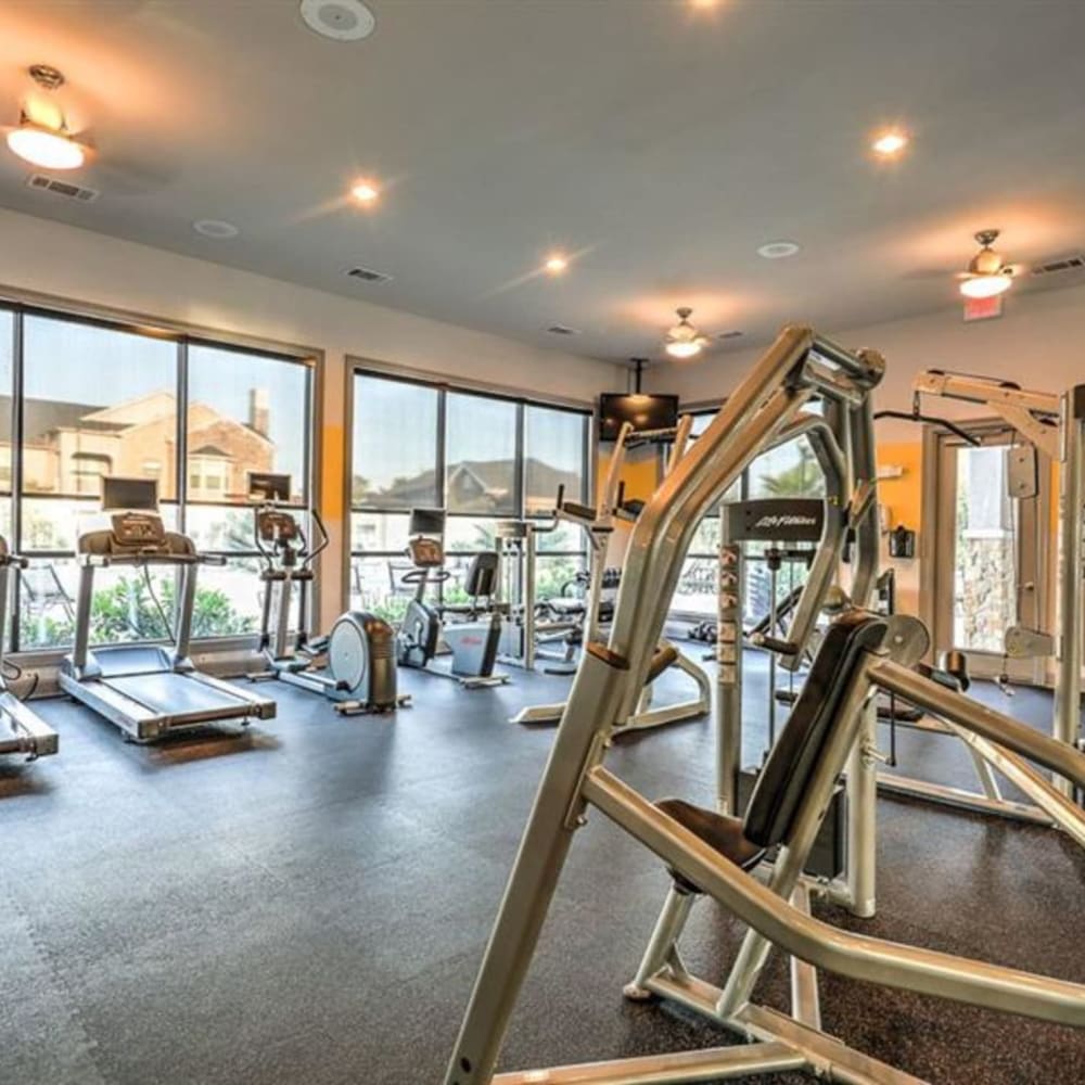 Fitness center at Waterstone at Cinco Ranch in Katy, Texas