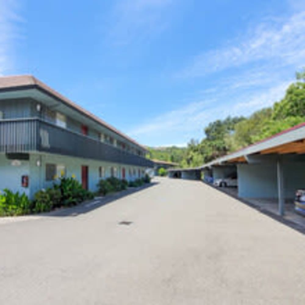 Covered parking spaces available at Mission Rock at North Bay in Novato, California