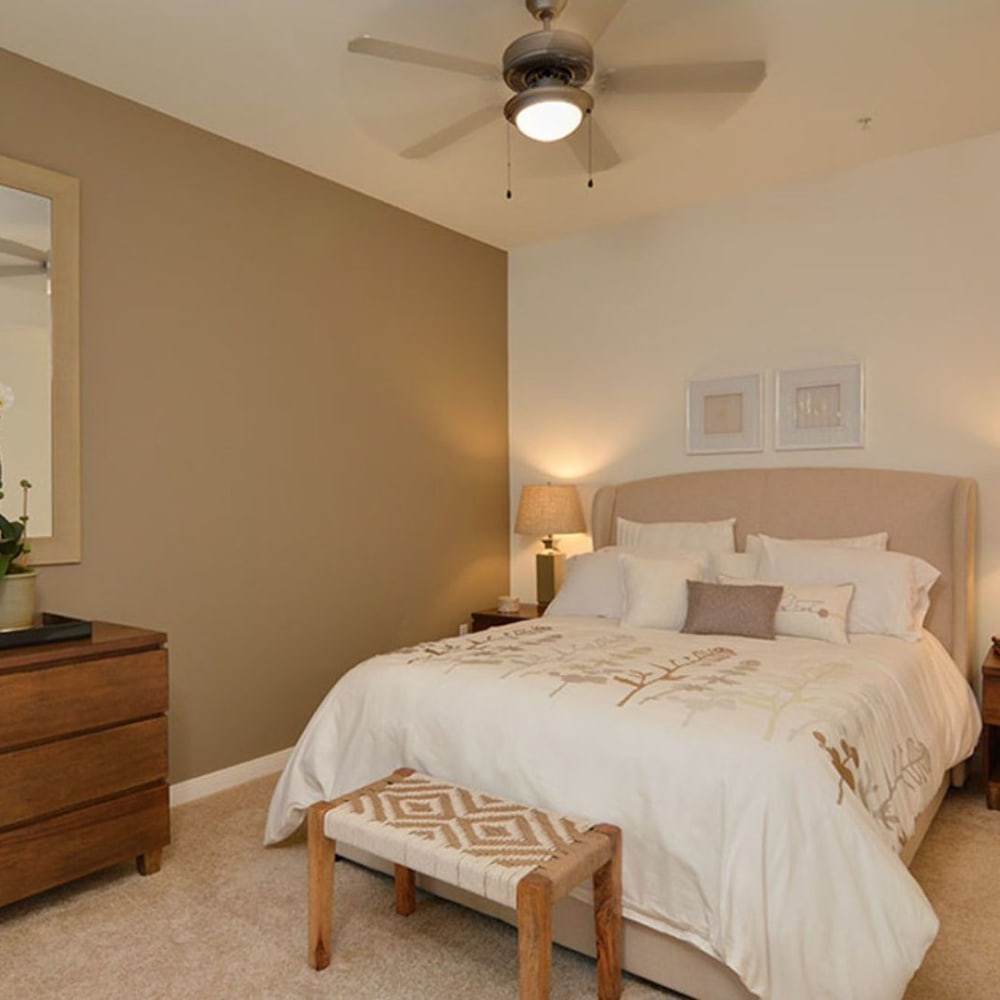 Bedroom at Chateau Woods in Woodinville, Washington