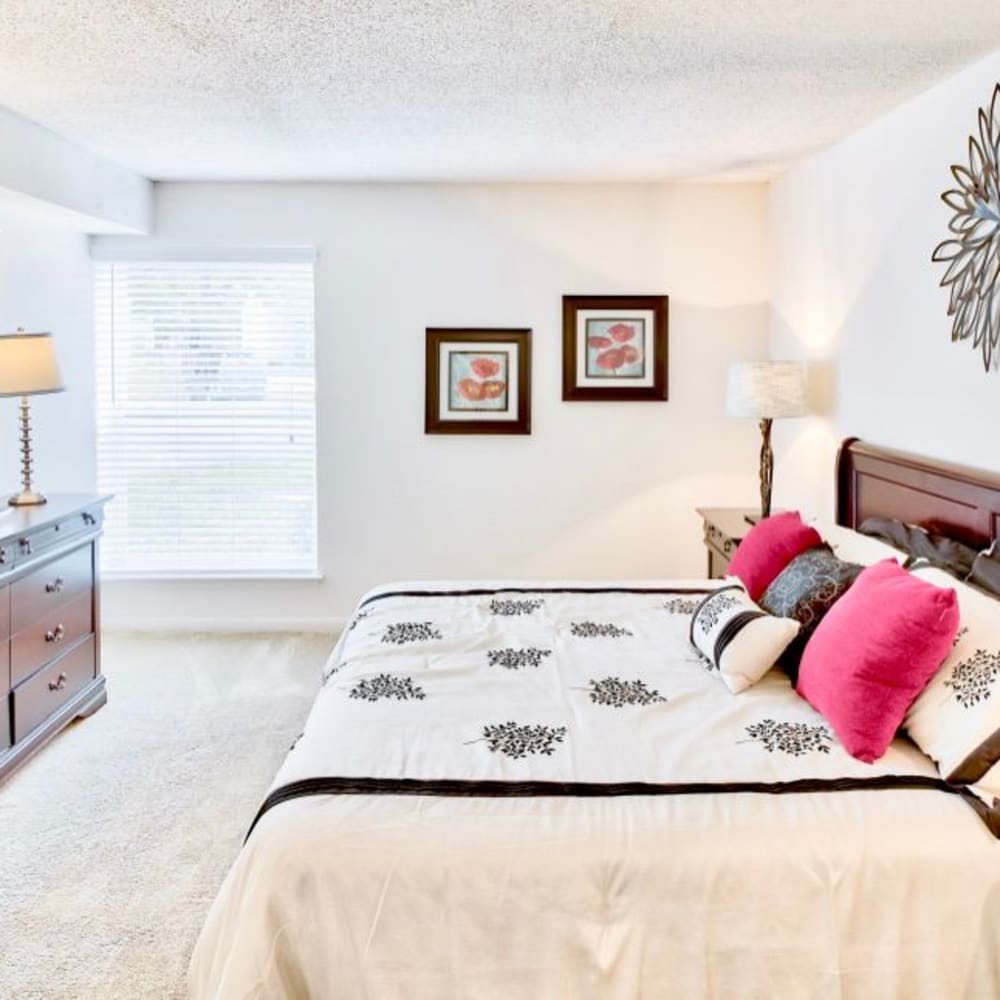 Large bright bedroom at south Lake apartments in virginia beach virginia