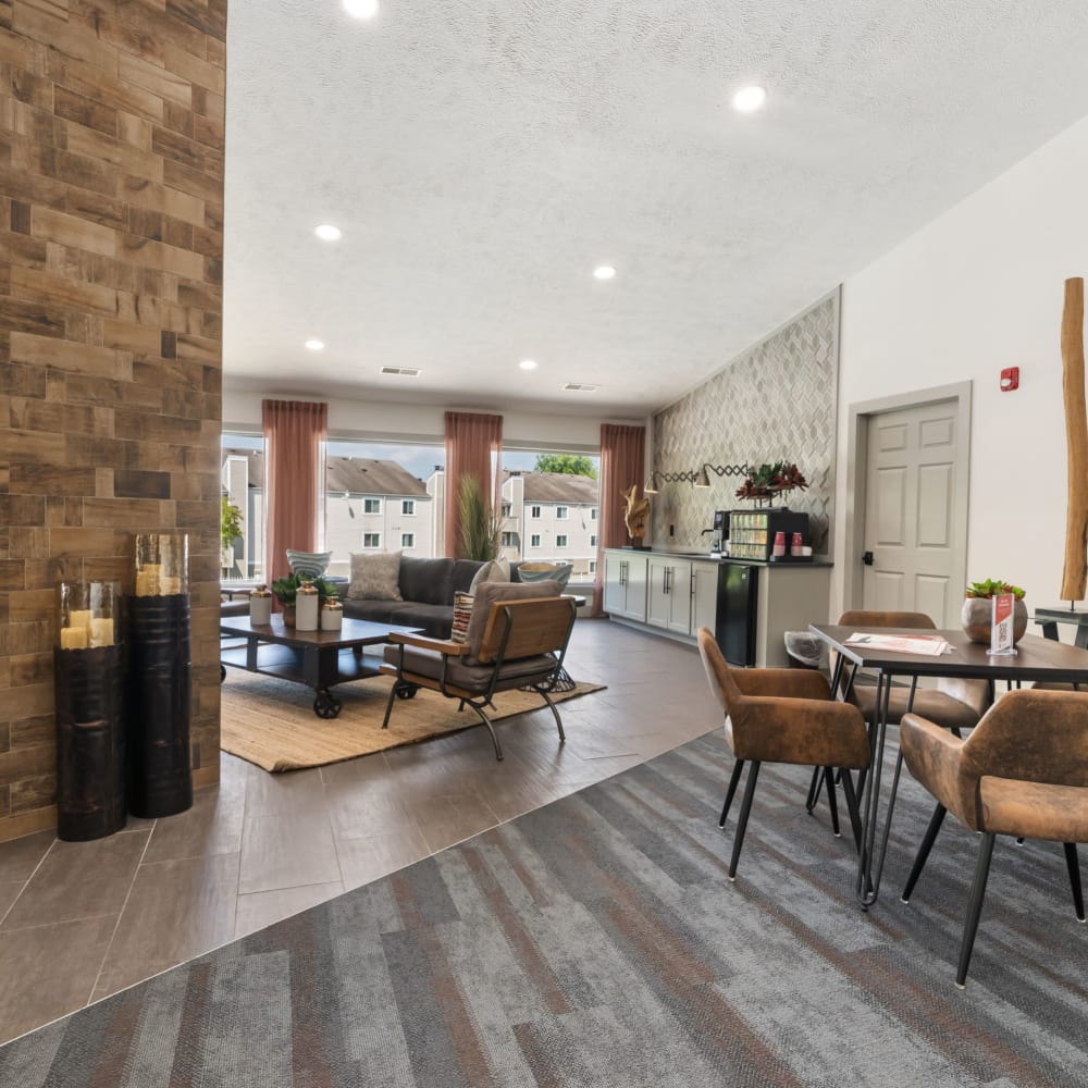 Resident lounge at The Candles Apartments in Springfield, Illinois