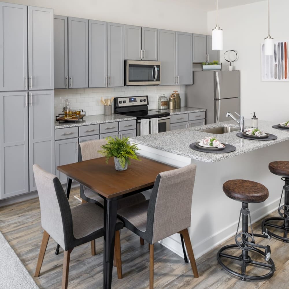Kitchen with appliances at NorthPointe in Greenville, South Carolina