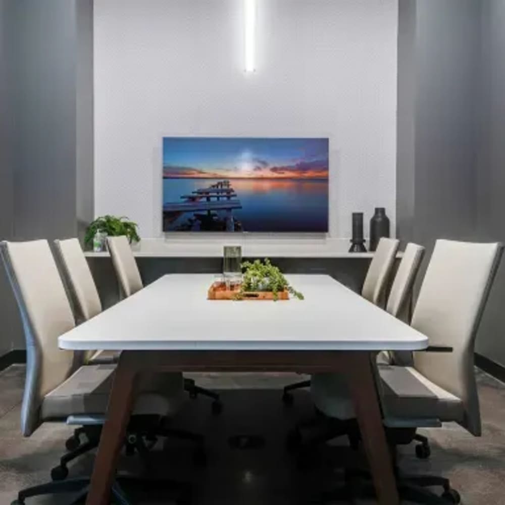Meeting room at Marquee Living in Minneapolis, Minnesota