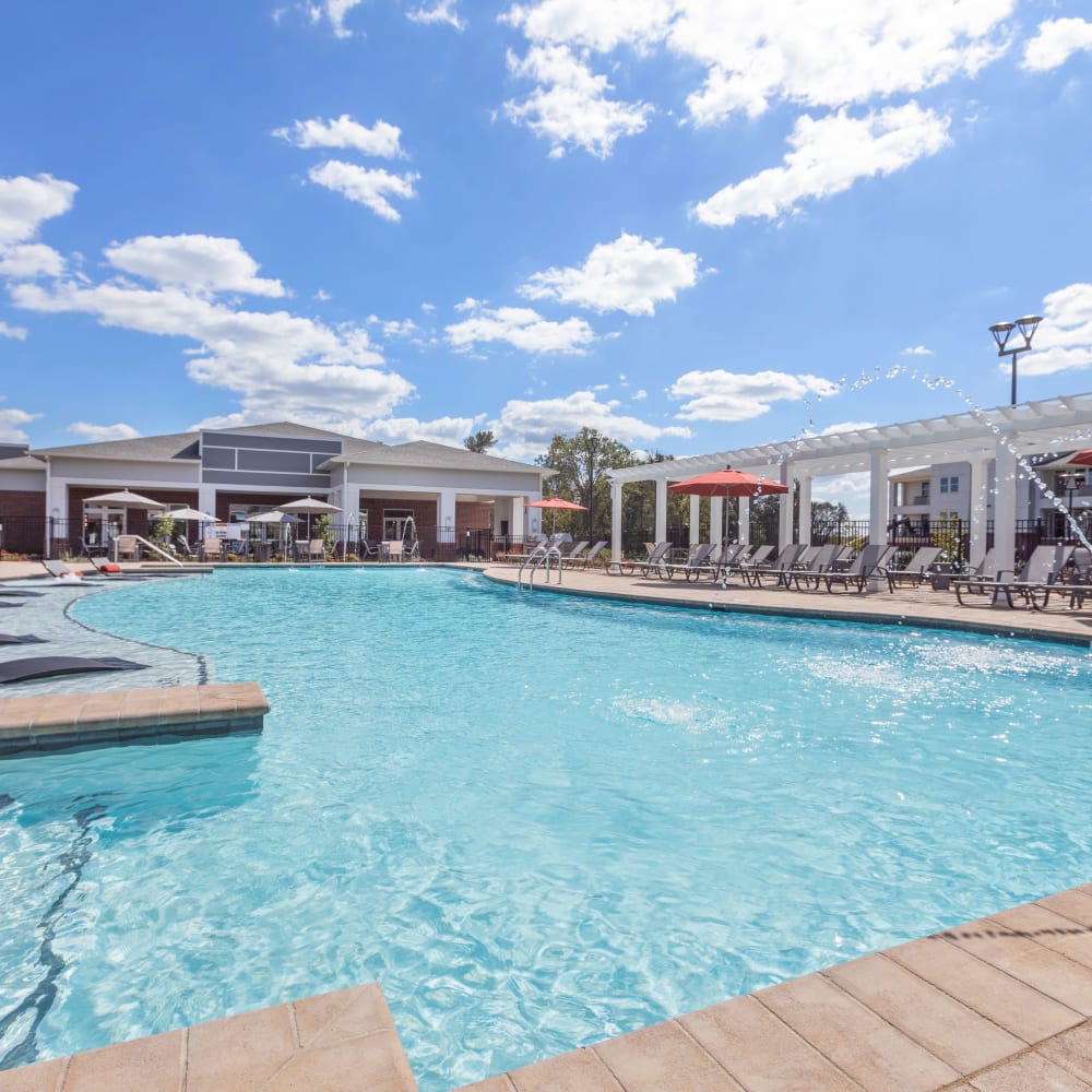 Saltwater pool at Archer at Brookhill in Charlottesville, Virginia