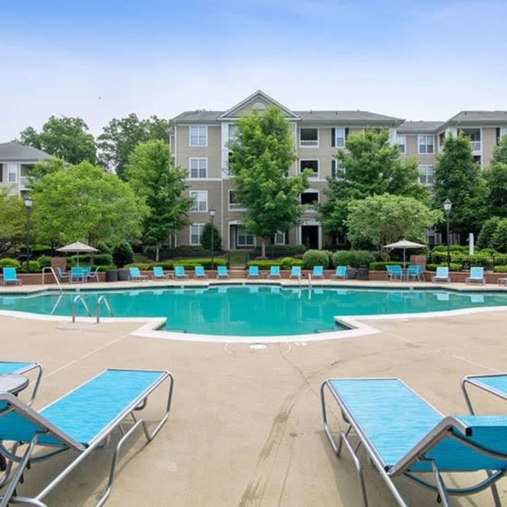Beautiful pool at Avemore Apartment Homes, Charlottesville, Virginia