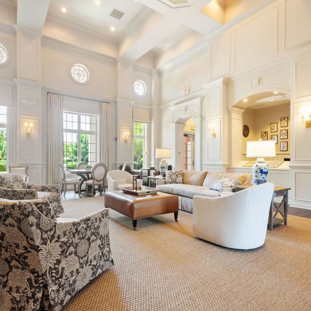 Luxury clubhouse at Avemore Apartment Homes, Charlottesville, Virginia