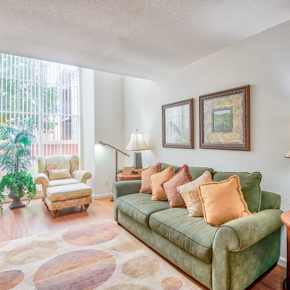 Living room in South Oaks in Houston, Texas