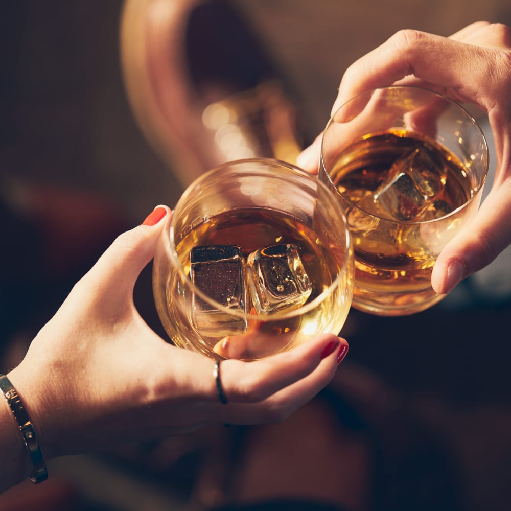 Residents toasting to the good life at their favorite night spot near The Summit in Redmond, Washington
