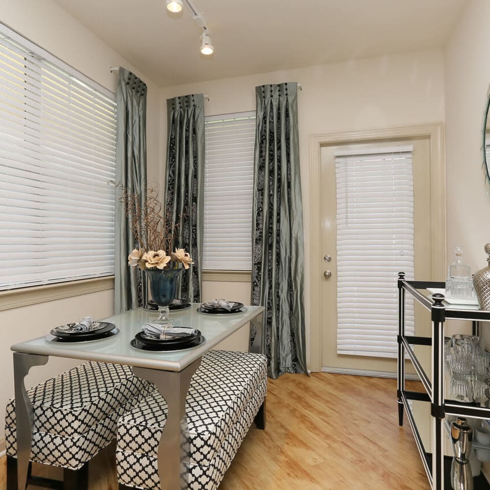 Living room with modern features at Deerfield at Providence in Mt. Juliet, Tennessee