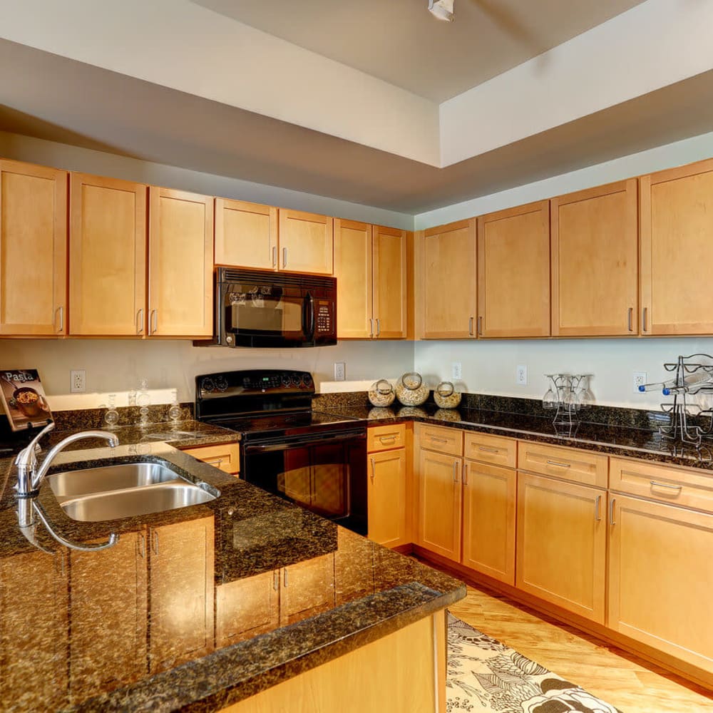 Kitchen with nice countertop at Deerfield at Providence in Mt. Juliet, Tennessee