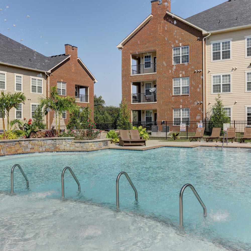 Pool with luxury amenities at Deerfield at Providence in Mt. Juliet, Tennessee