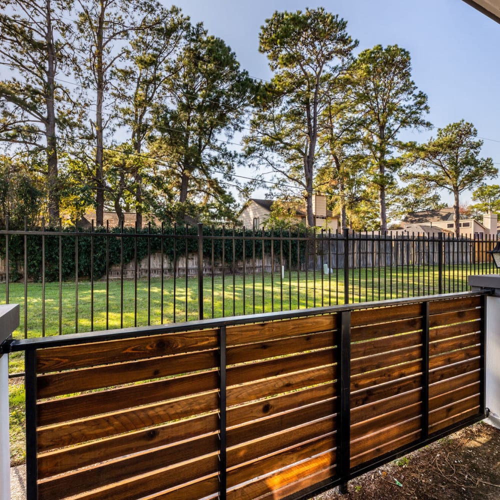 Private Patio at The Gibson in Houston, Texas