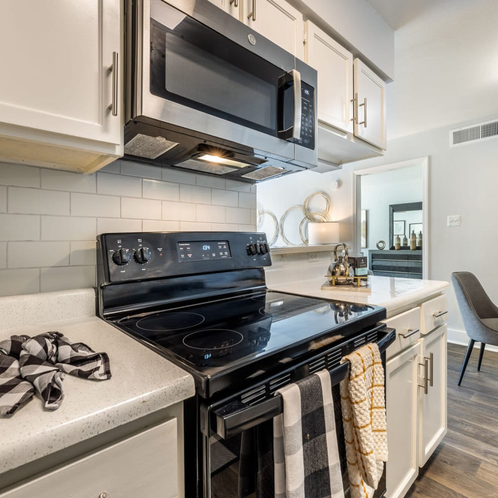 Modern kitchen at The Grove in Houston, Texas