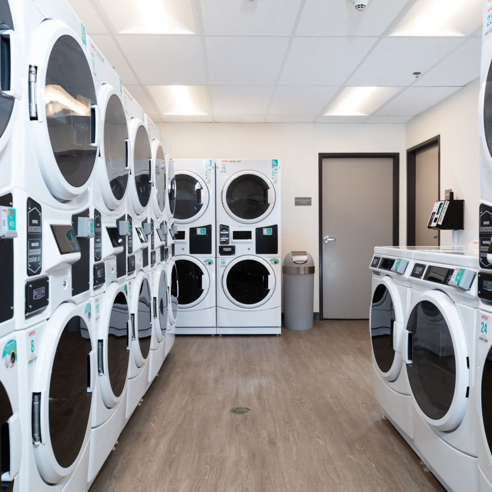 Laundry center at Golden West Tower Apts in Torrance, California