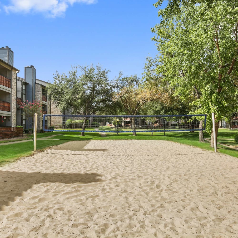 Beach volleyball at The Hub at Chisolm Trail in Fort Worth, Texas